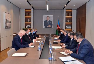 Джейхун Байрамов встретился с председателем межпарламентской группы Эстония-Азербайджан (ФОТО)