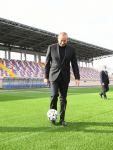 President Ilham Aliyev scores goal at opening of Shamakhi city stadium (PHOTO/VIDEO)
