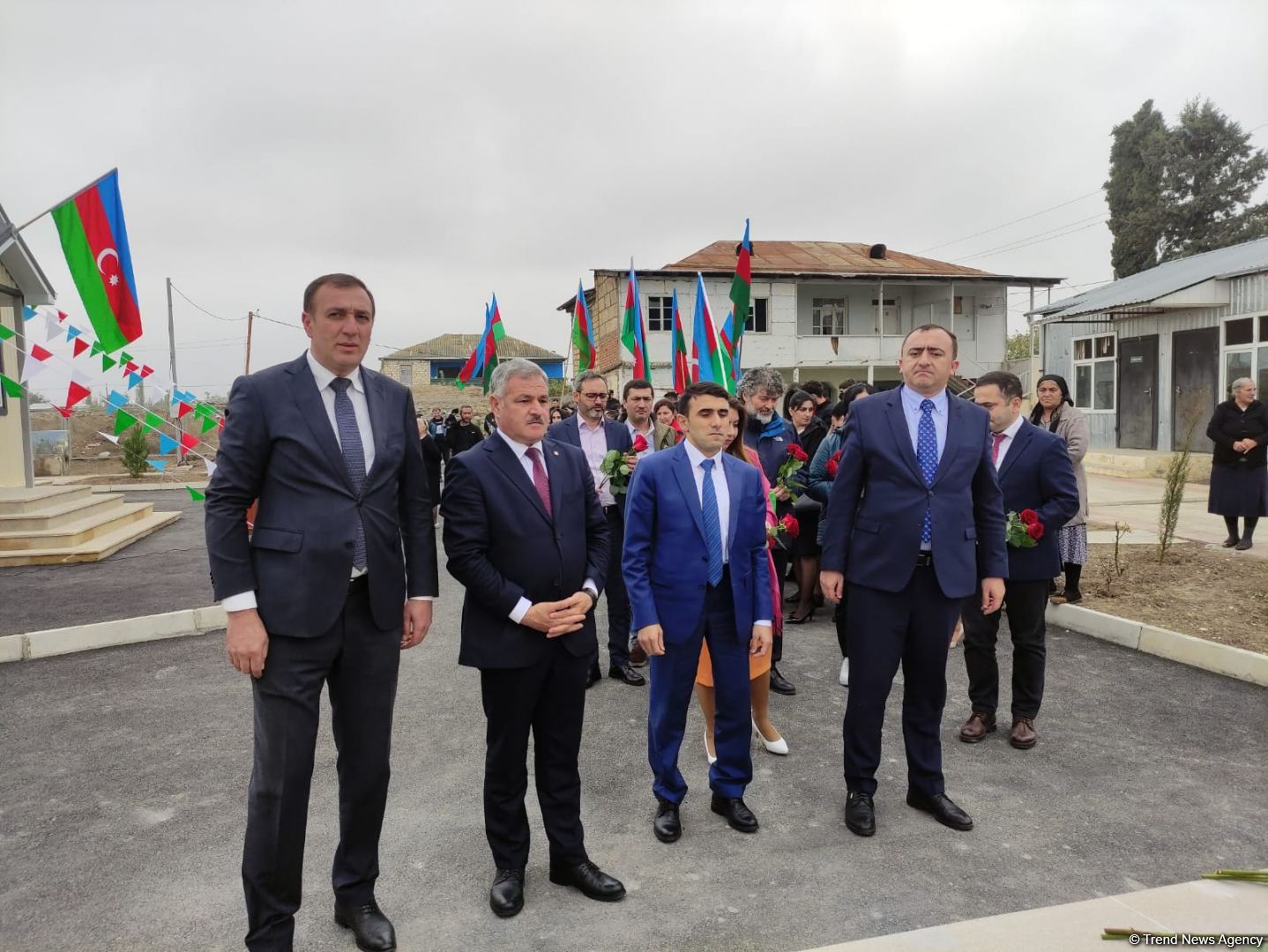 В Тертере открылась новая школа модульного типа на месте старой, разрушенной в результате армянского обстрела (ФОТО)