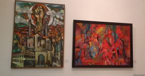 Выставка Победы – более 100 произведений азербайджанских художников (ФОТО)