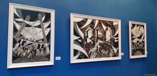 Выставка Победы – более 100 произведений азербайджанских художников (ФОТО)