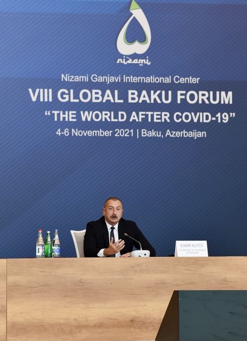 Президент Ильхам Алиев выступил с речью на открытии VIII Глобального Бакинского форума "Мир после COVID-19" (ФОТО/ВИДЕО)