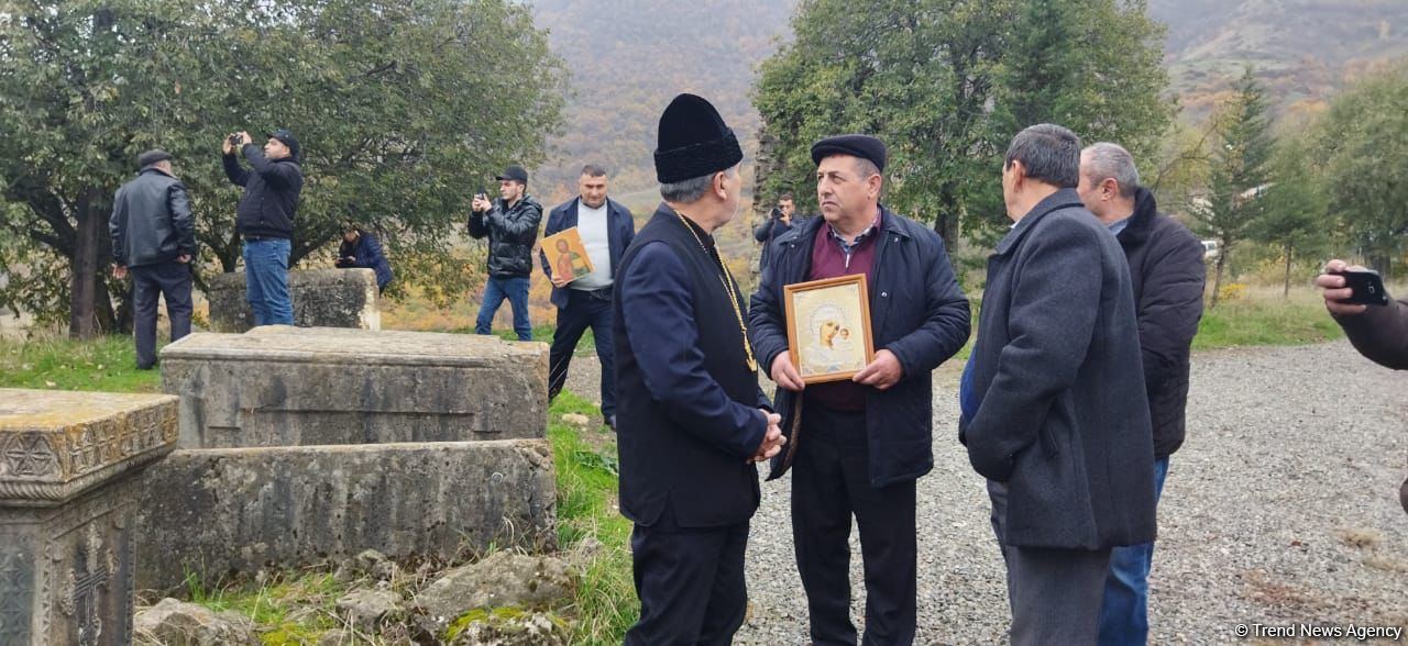 Reps of Albanian-Udi Christian religious community visit village in Azerbaijan’s Khojavand (PHOTO)