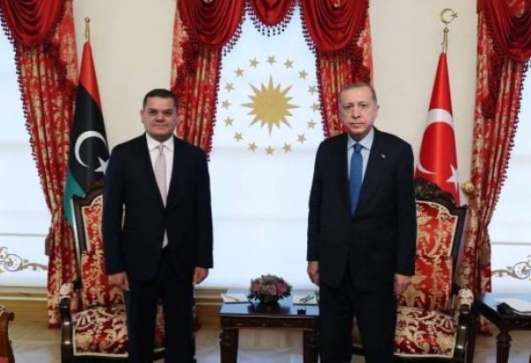 Cumhurbaşkanı Erdoğan Libya Başbakanı Dibeybe'yi kabul etti