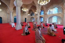 Thanksgiving prayer performed at Yukhari Govhar Agha mosque in Shusha (PHOTO)