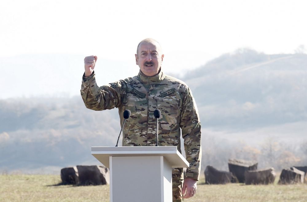 Президент Ильхам Алиев: Сегодня мы отмечаем День Победы в Шуше, на Джыдыр дюзю