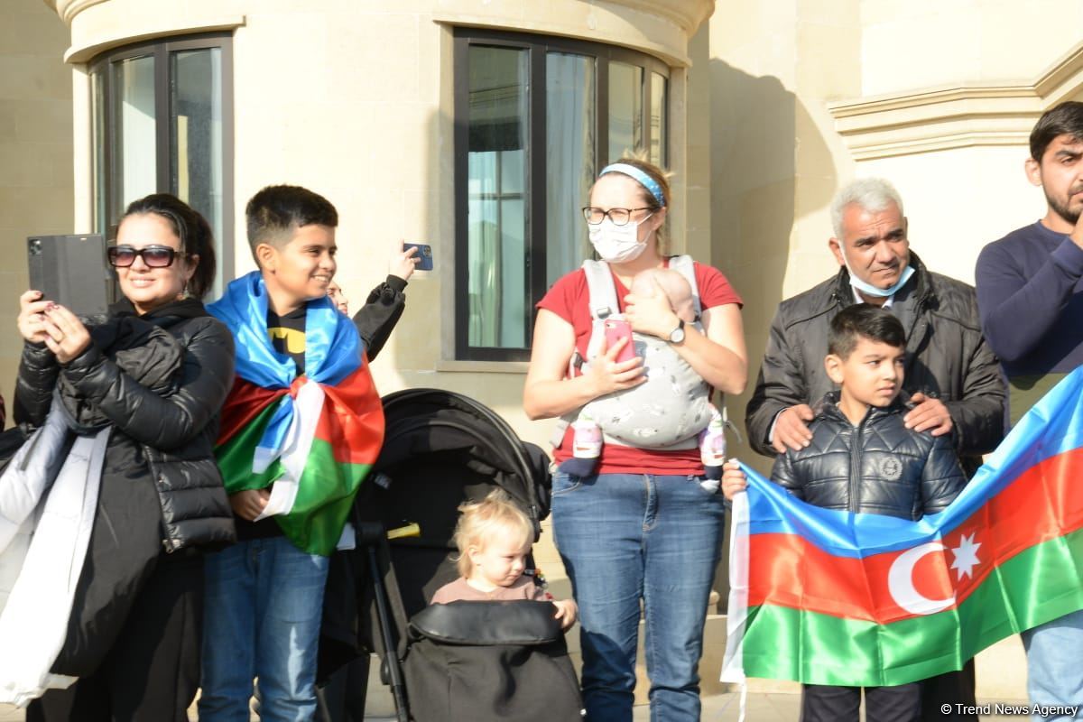 Victory march and flash mob held in Baku (PHOTO/VIDEO)