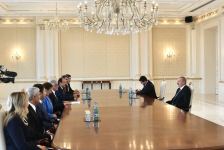 Президент Ильхам Алиев принял делегацию во главе с руководителем турецко-азербайджанской межпарламентской группы дружбы (ФОТО/ВИДЕО)