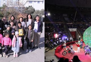 Федерация фехтования в инвалидных колясках при поддержке Бакинского государственного цирка провела благотворительную акцию (ФОТО)