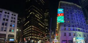 Nyu-Yorkun “Times” meydanında Azərbaycanla bağlı bilbord nümayiş etdirilib (FOTO)