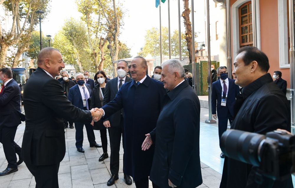 Президент Ильхам Алиев принял участие в церемонии открытия нового здания секретариата Тюркского совета (ФОТО/ВИДЕО)