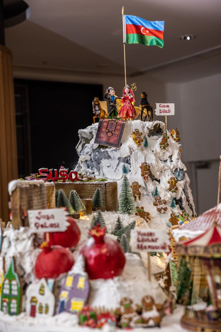 “Port Baku Mall”da Vətən müharibəsindəki qələbəyə həsr edilən “Karabakh – Winter Wonderland” adlı nəfis instalyasiya sərgisi keçirilir (FOTO/VİDEO)