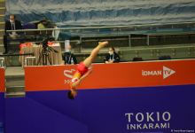 В Баку стартовал второй день ЧМ по прыжкам на батуте и тамблингу (ФОТО)