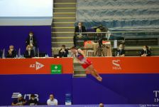 В Баку стартовал второй день ЧМ по прыжкам на батуте и тамблингу (ФОТО)