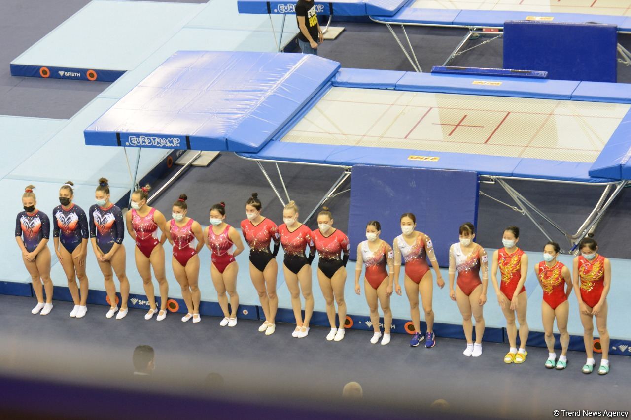 Japanese women’s team ranks first in trampoline at 35th FIG World