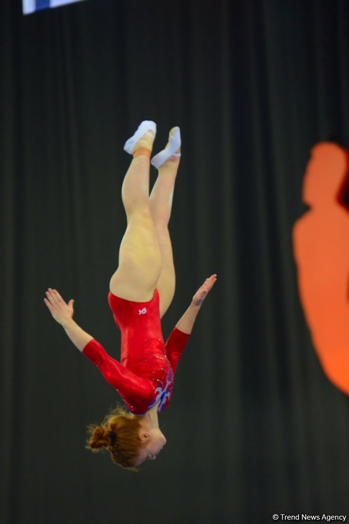Bakıda Batut Gimnastikası və Tamblinq üzrə 35-ci Dünya Çempionatının üçüncü günü start götürüb (FOTO) - Gallery Image
