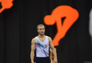 Азербайджанский гимнаст Михаил Малкин завоевал "серебро" на ЧМ в Баку