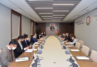 Ceyhun Bayramov Koreya Prezidenti yanında komitənin sədri ilə görüşüb (FOTO)
