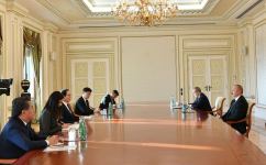 Президент Ильхам Алиев принял председателя в статусе министра Комитета северного экономического сотрудничества при Президенте Республики Корея (ФОТО/ВИДЕО)