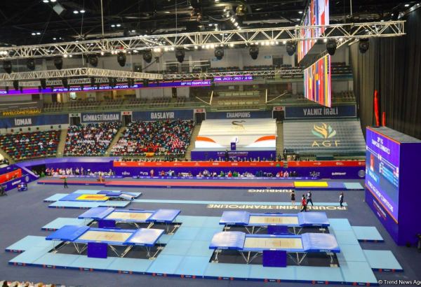 Finalists in synchronized trampoline jumping among men and women announced at 28th FIG World Age Group Competitions in Baku