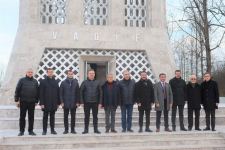Делегация во главе с Кямраном Алиевым и Шабаном Йылмазом посетила Шушу (ФОТО)