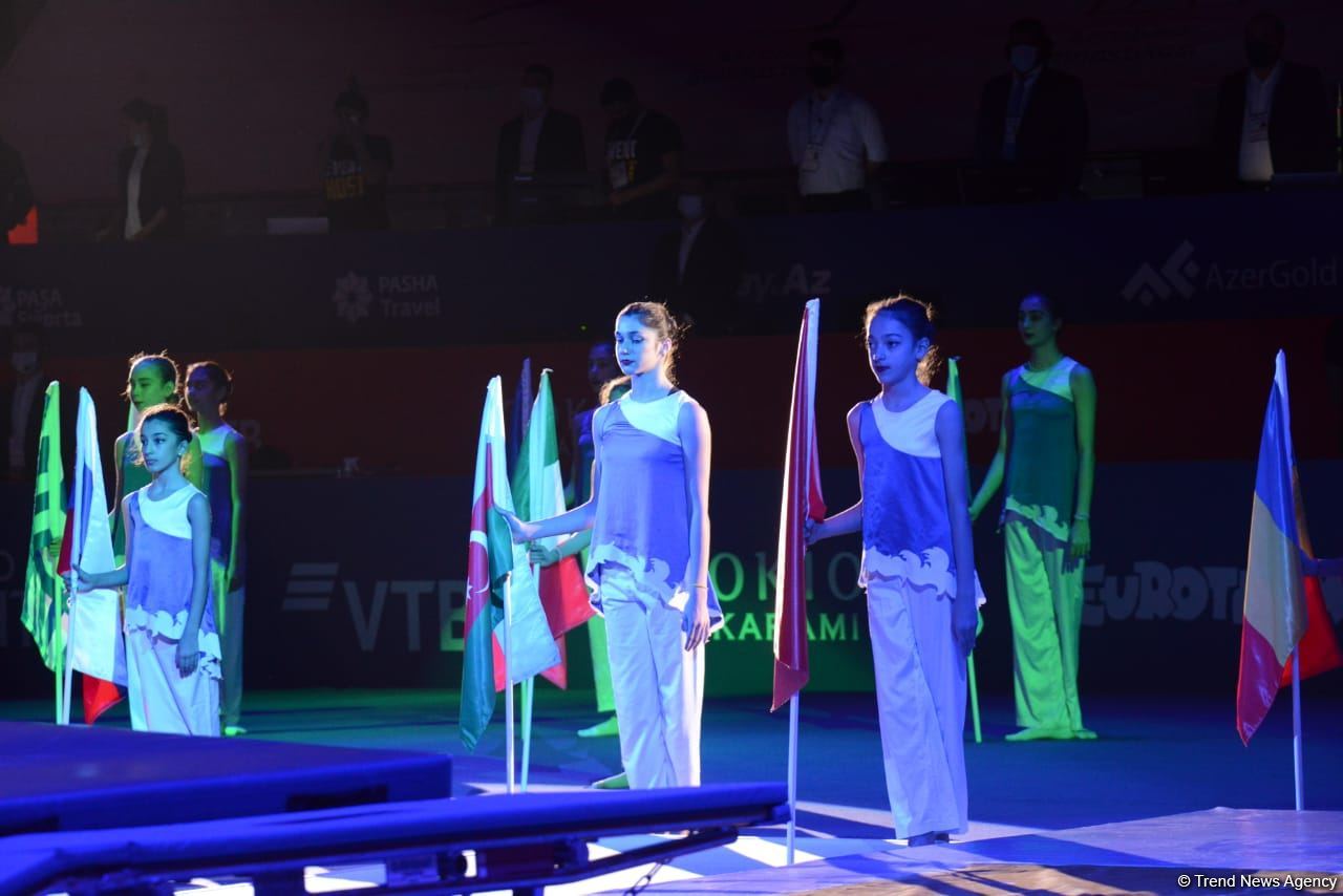 Baku hosts opening ceremony of 28th FIG Trampoline Gymnastics World Age Group Competition (PHOTOS)