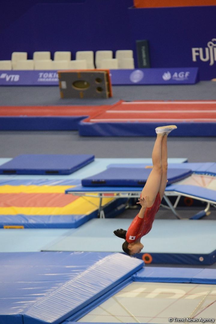 Final competitions kick off within 28th FIG Trampoline Gymnastics World Age Group Competitions in Baku (PHOTO)