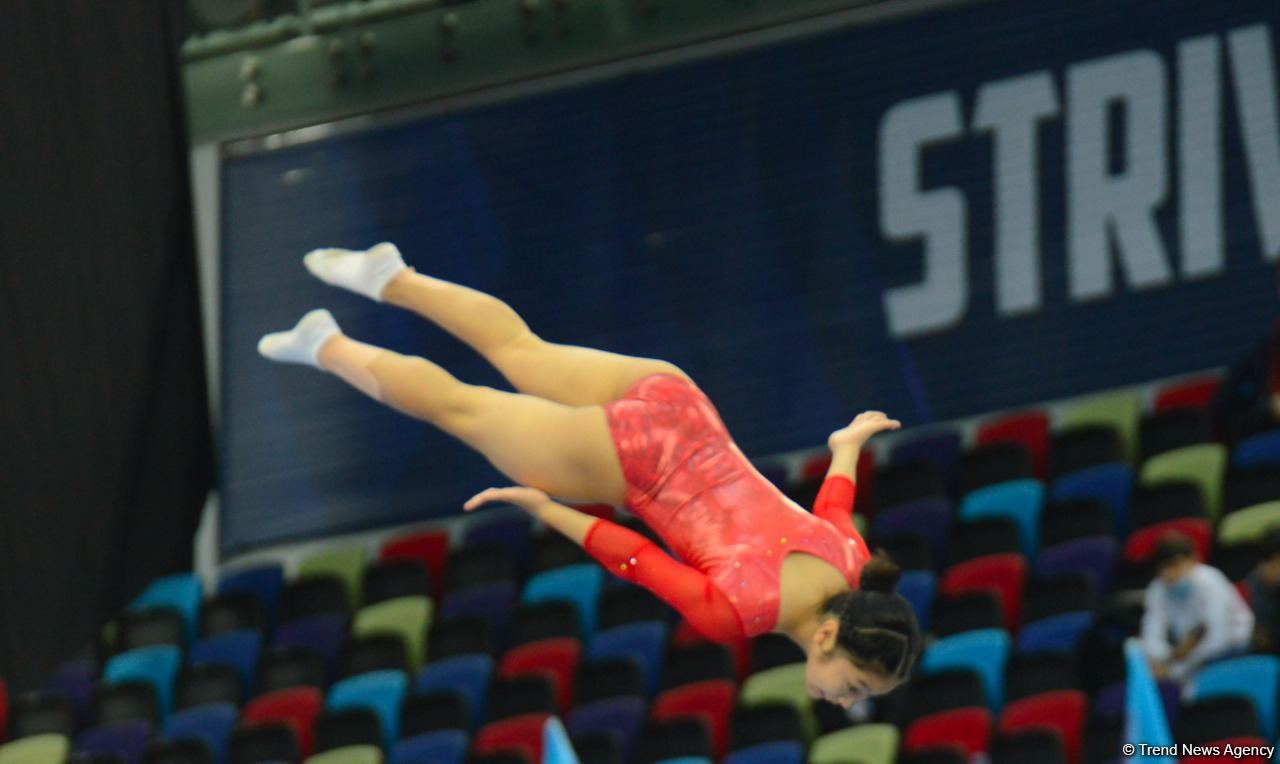 Baku holding 28th FIG Trampoline Gymnastics World Age Group Competitions (PHOTO)