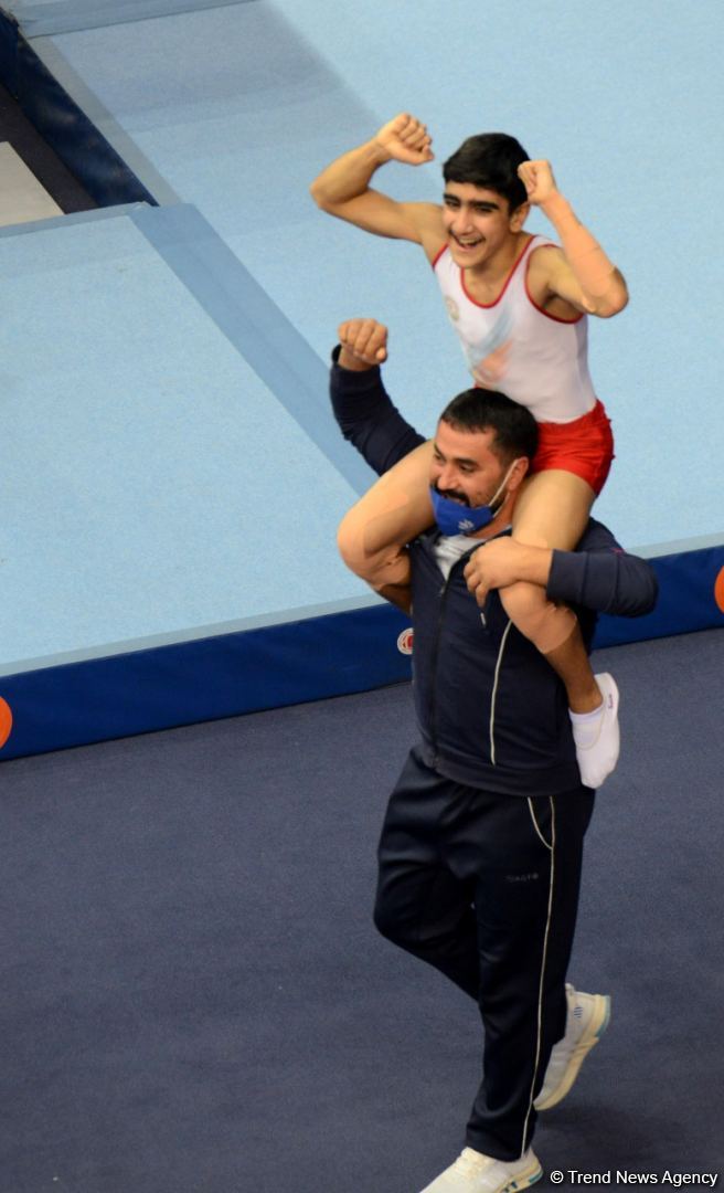 Azerbaijani gymnast grabs gold at 28th FIG World Age Group Competitions (PHOTO)