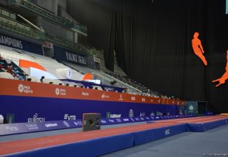 Всемирные соревнования среди возрастных групп в Баку - определились финалисты в прыжках на акробатической дорожке у женщин