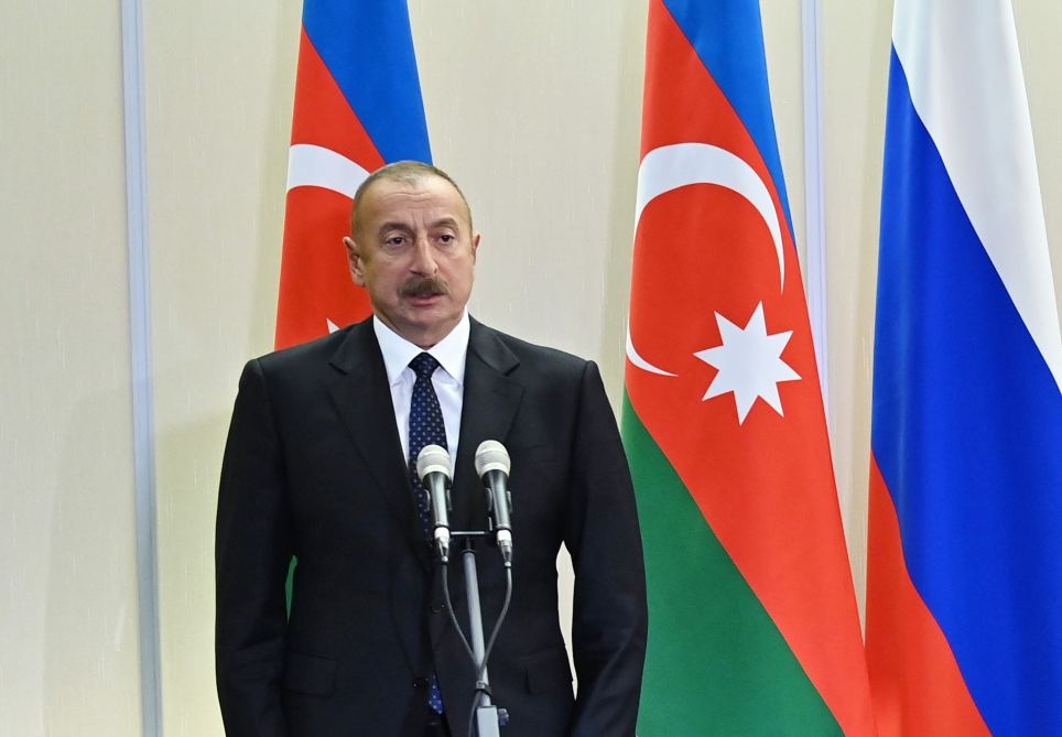 Президент Ильхам Алиев: Те решения, которые мы приняли в деле урегулирования споров, разногласий, будут способствовать тому, что ситуация на Южном Кавказе будет более безопасной и предсказуемой