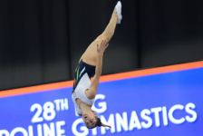 Bakıda batut gimnastikası və tamblinq üzrə Dünya Yaş Qrupları yarışlarının üçüncü gününün ən gözəl anları (FOTO)