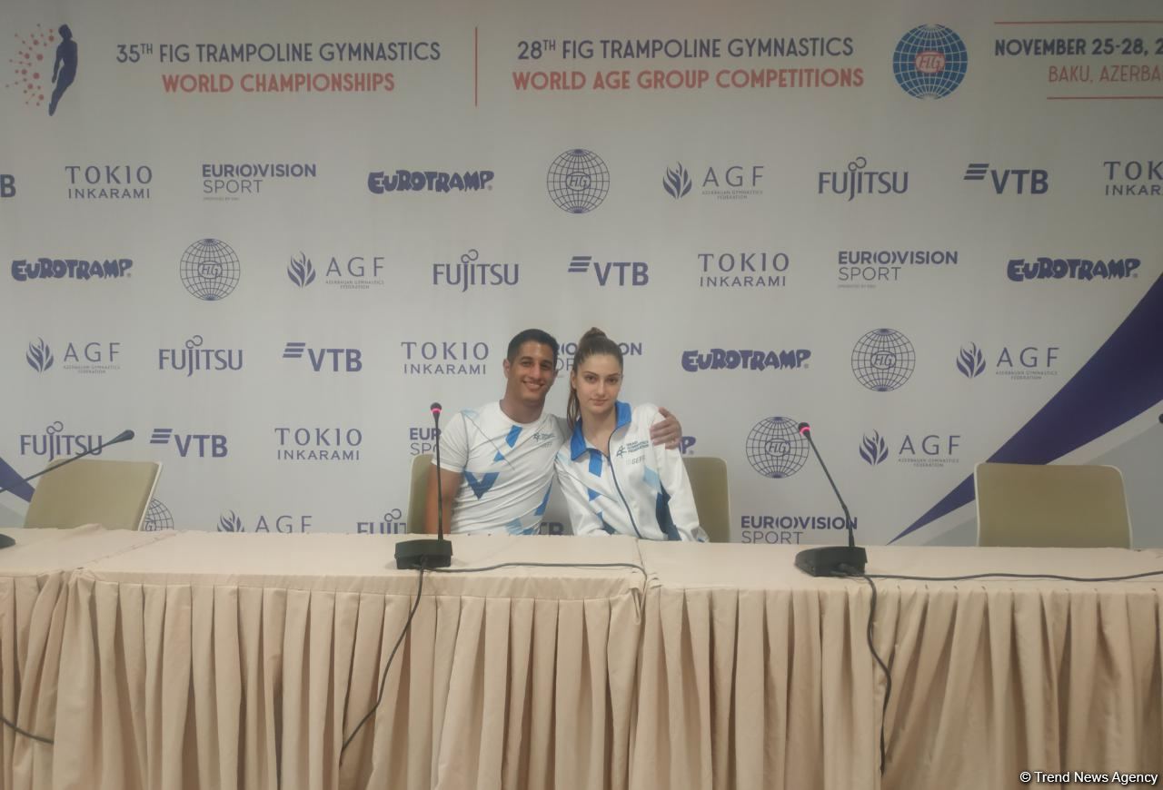 В Национальной арене гимнастики в Баку чувствуем себя очень комфортно – израильские спортсмены