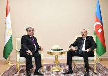 President Ilham Aliyev met with Tajik President Emomali Rahmon (PHOTO/VIDEO) - Gallery Thumbnail