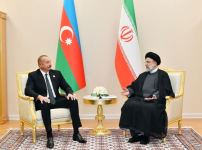Состоялась встреча Президента Ильхама Алиева с Президентом Ирана Сейедом Эбрахимом Раиси (ФОТО/ВИДЕО)