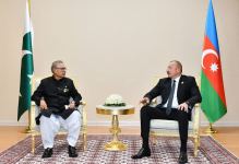Состоялась встреча Президента Ильхама Алиева с Президентом Пакистана Арифом Алви (ФОТО/ВИДЕО)