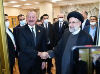 President Ilham Aliyev met with Iranian President Seyyed Ebrahim Raisi (PHOTO/VIDEO) - Gallery Thumbnail