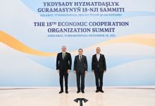 President Ilham Aliyev participating in 15th Summit of Heads of ECO member-states in Turkmenistan (PHOTO/VIDEO)