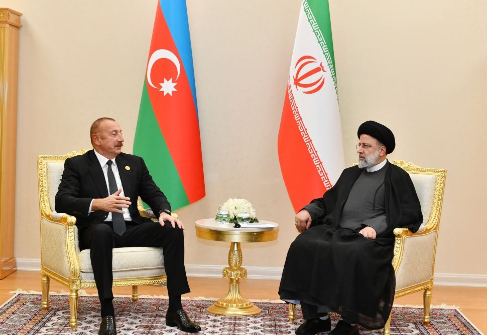 Состоялась встреча Президента Ильхама Алиева с Президентом Ирана Сейедом Эбрахимом Раиси (ФОТО/ВИДЕО) - Gallery Image