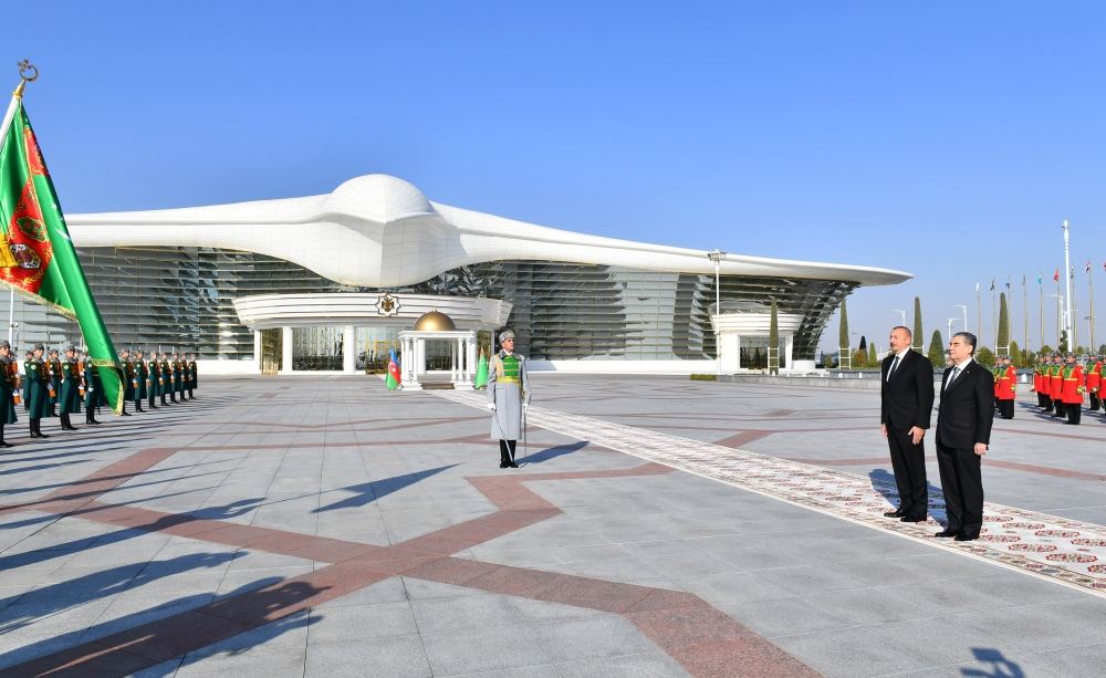 President of Azerbaijan Ilham Aliyev arrives in Turkmenistan for visit (PHOTO/VIDEO)