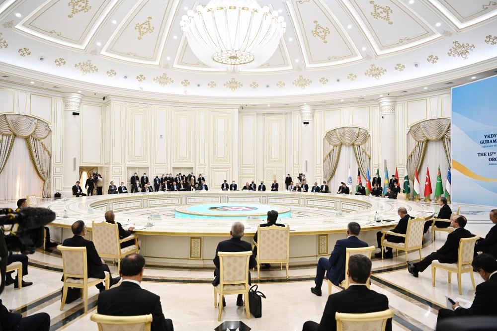 President Ilham Aliyev participating in 15th Summit of Heads of ECO member-states in Turkmenistan (PHOTO/VIDEO)