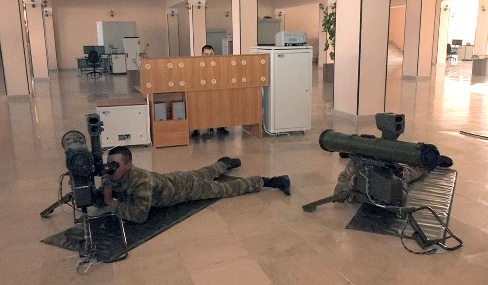 В Азербайджане проведены тактические учения минометных и артиллерийских подразделений с боевой стрельбой (ФОТО/ВИДEО) - Gallery Image