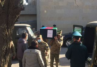 Тела погибших в крушении военного вертолета Госпогранслужбы Азербайджана вывезены на церемонию прощания (ФОТО)