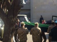 Bodies of Azerbaijani servicemen from military helicopter crash, taken to farewell ceremony (PHOTO)