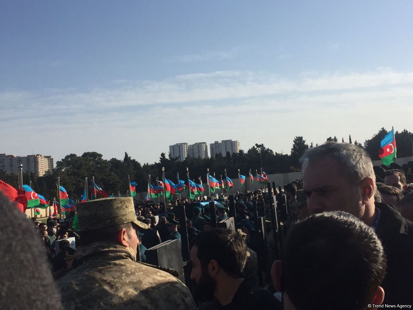 Burial ceremony of Azerbaijani helicopter crash victims held in second Alley of Martyrs (PHOTO/VIDEO) - Gallery Image