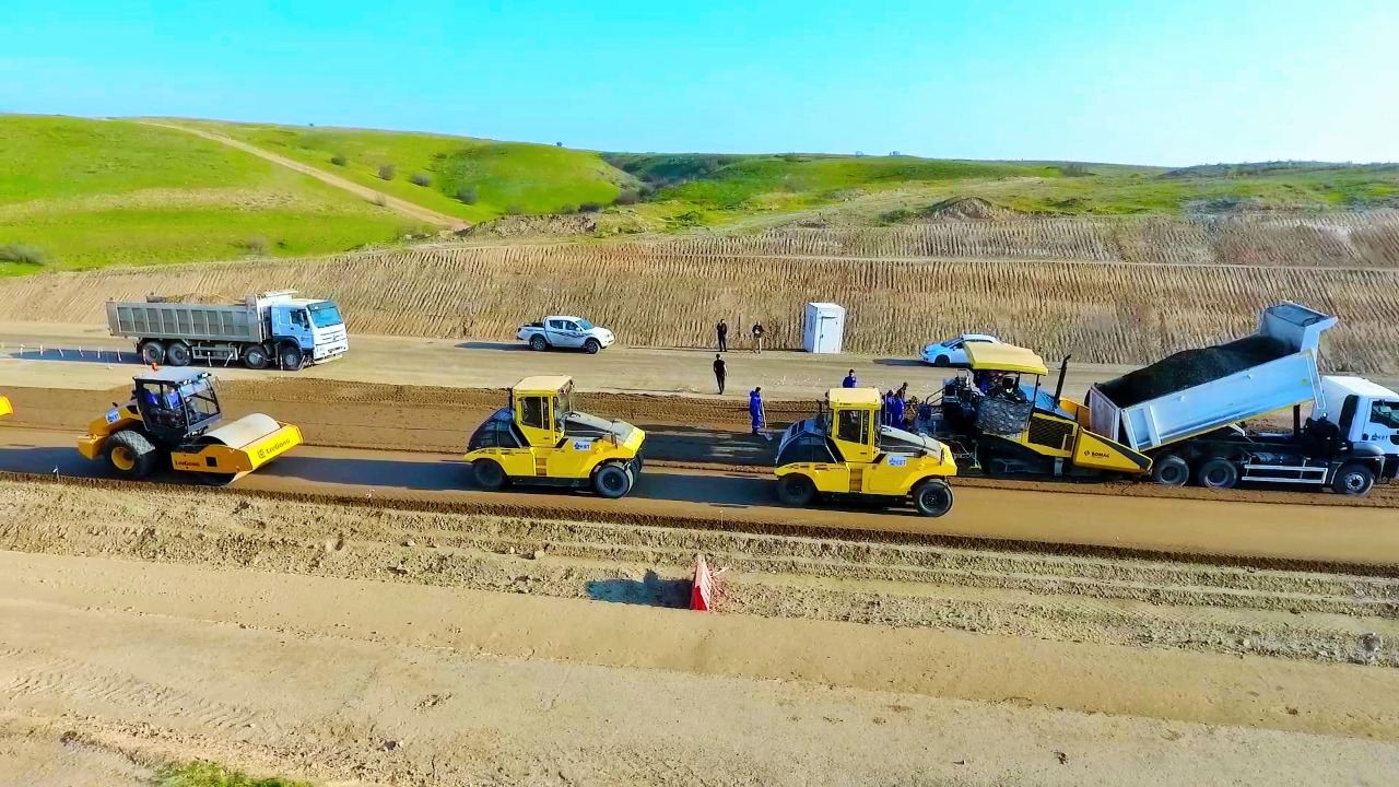 Azerbaijan reveals ongoing construction of Shukurbeyli-Jabrayil-Hadrut highway (PHOTO) - Gallery Image