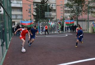Bakıda “Böyük Zəfər” məhəllələrarası mini futbol yarışlarına start verilib (FOTO)