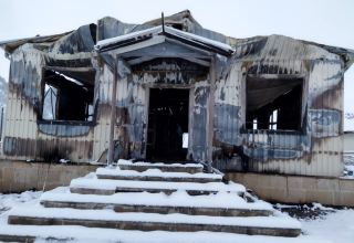 На месте сгоревшей школы в Губинском районе построят новую (ФОТО/ВИДЕО)