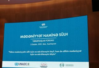 Bakıda “Mədəniyyət naminə sülh” qlobal kampaniyasının Tərəfdaşlar Forumu keçirilir