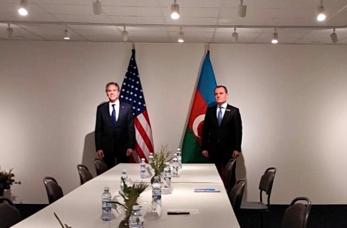 Azerbaijani FM meets with US Secretary of State (PHOTO)